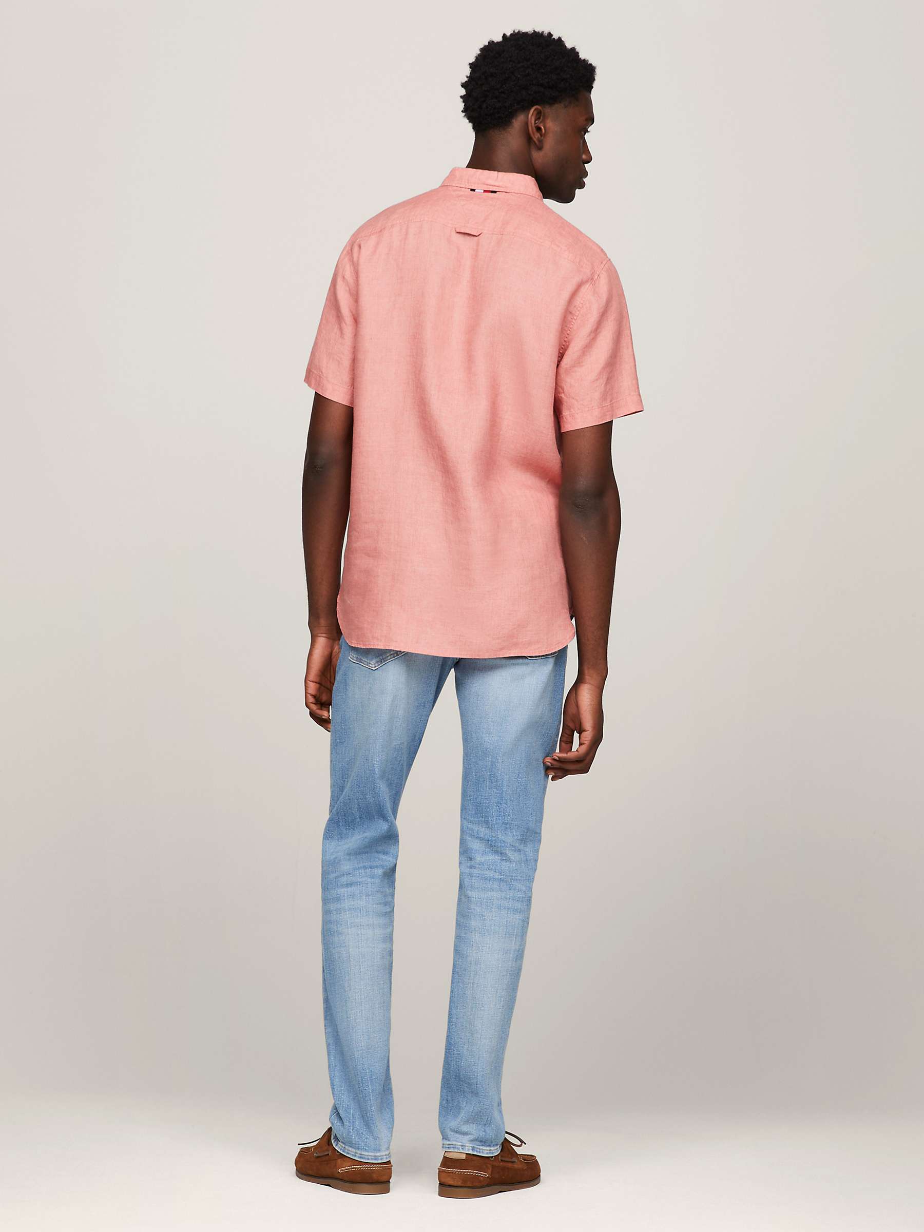 Buy Tommy Hilfiger Pigment Dyed Linen Shirt Online at johnlewis.com