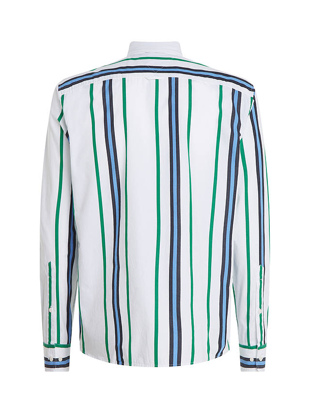 Tommy Hilfiger Vertical Stripe Shirt, White/Multi