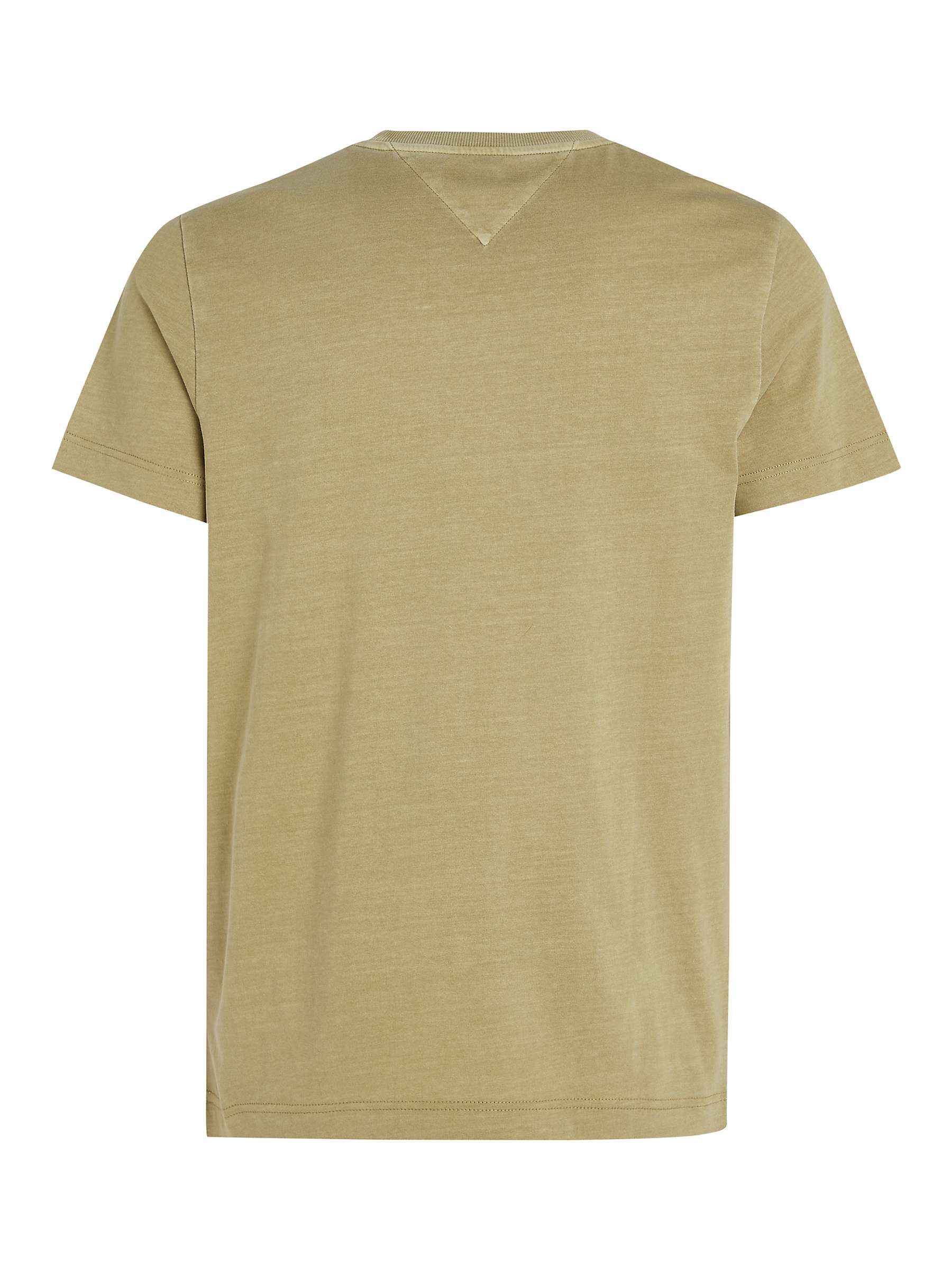 Buy Tommy Hilfiger Garment Dye Logo T-Shirt Online at johnlewis.com