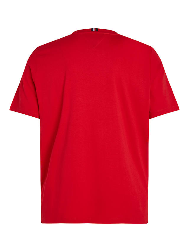 Tommy Hilfiger Big & Tall Graphic T-Shirt, Primary Red