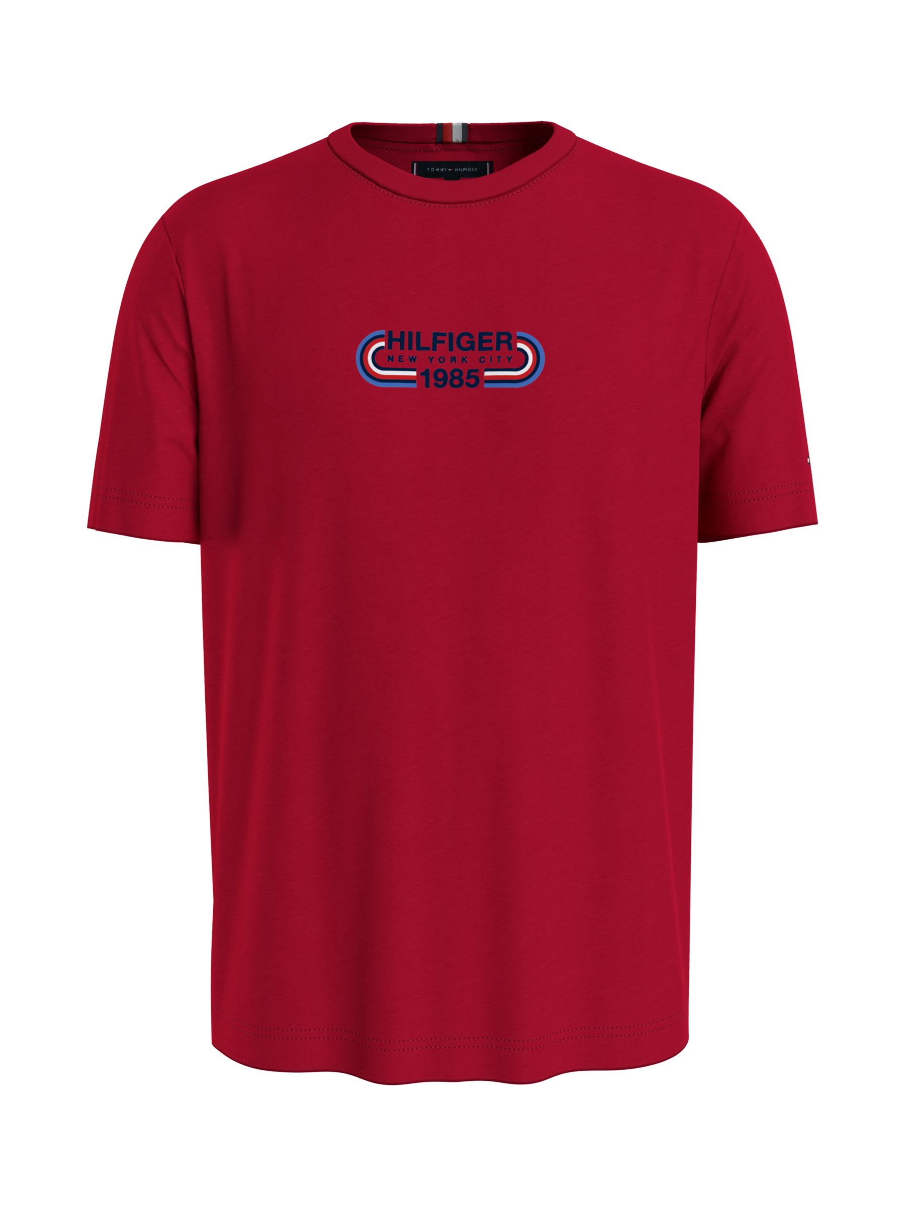 Tommy Hilfiger Track Graphic T-Shirt, Red, XXXL