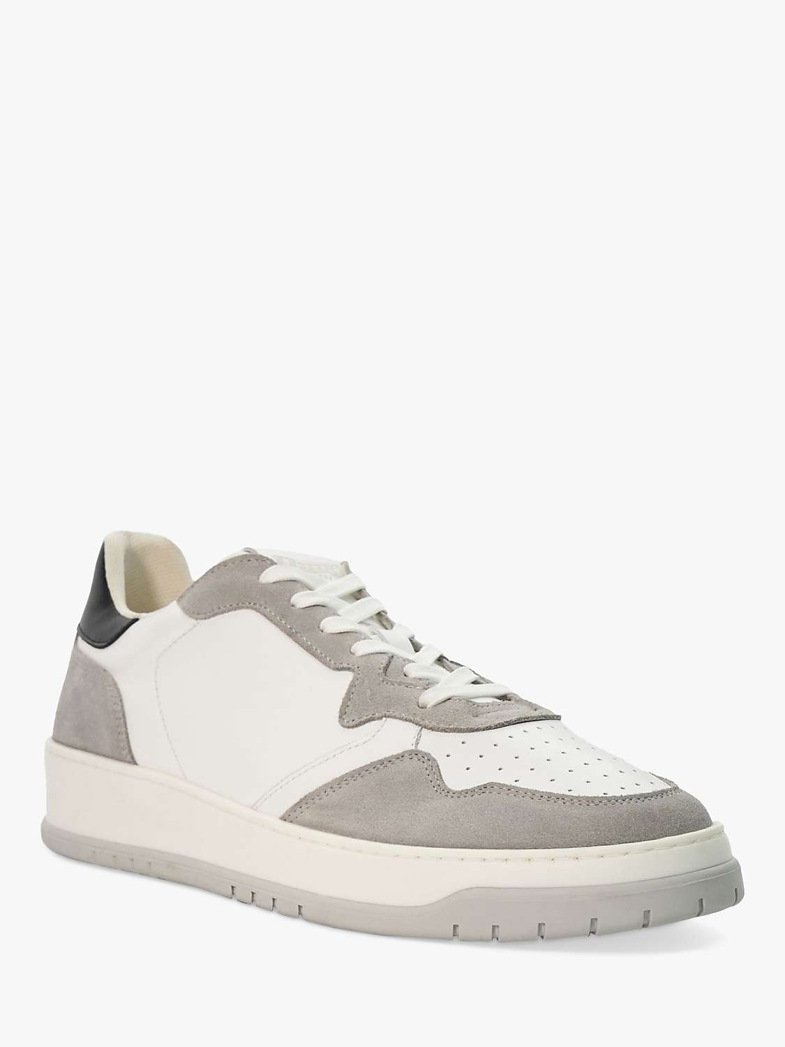 Buy Dune Trent Leather Low Top Trainers Online at johnlewis.com
