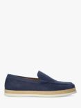 Dune Bountii Leather Espadrille Detail Shoes, Navy