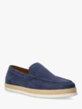 Dune Bountii Leather Espadrille Detail Shoes, Navy