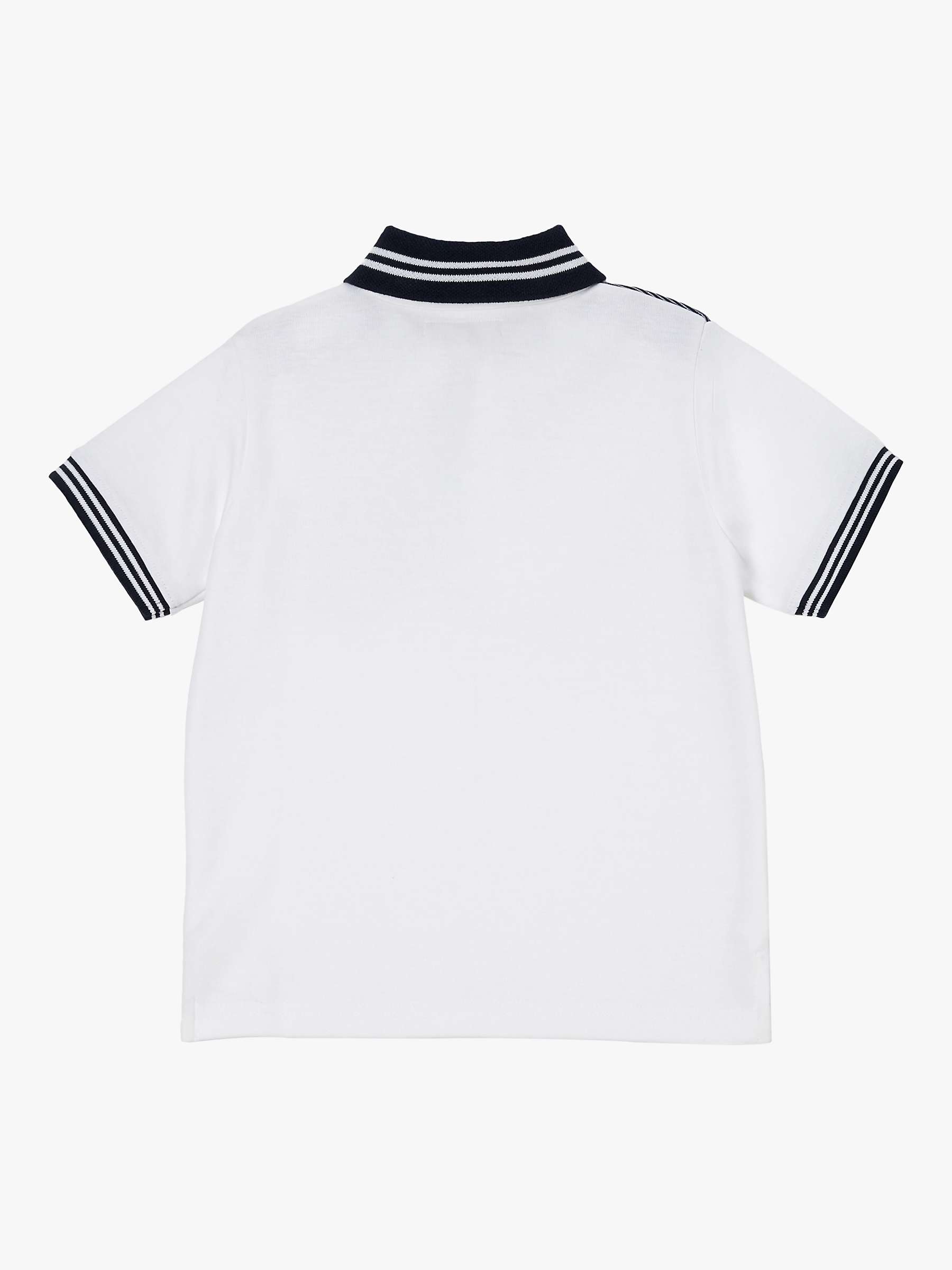 Buy Angel & Rocket Kids' Eric Smart Pocket Polo Shirt, White Online at johnlewis.com