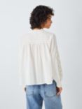 AND/OR Eloise Embroidered Blouse, Ivory