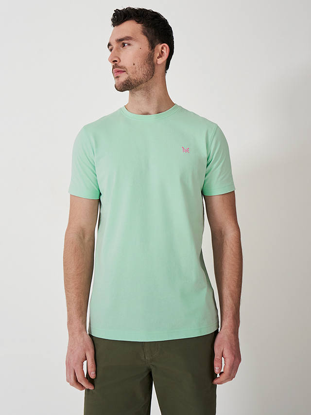 Crew Clothing Crew Neck T-Shirt, Light Green