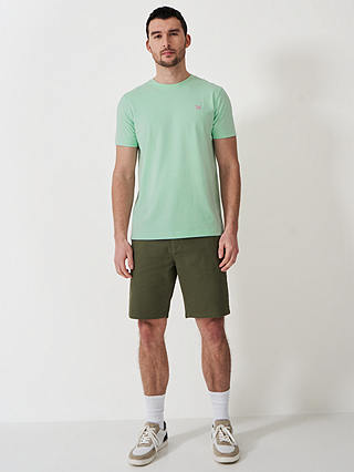 Crew Clothing Crew Neck T-Shirt, Light Green
