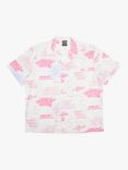 Deus ex Machina Dub Bass Shirt, White/Pink