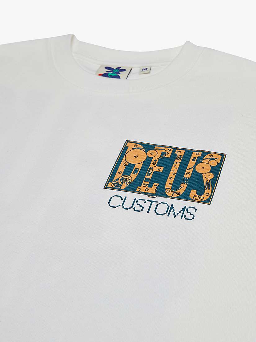 Buy Deus ex Machina Full Circuit T-Shirt, White Online at johnlewis.com