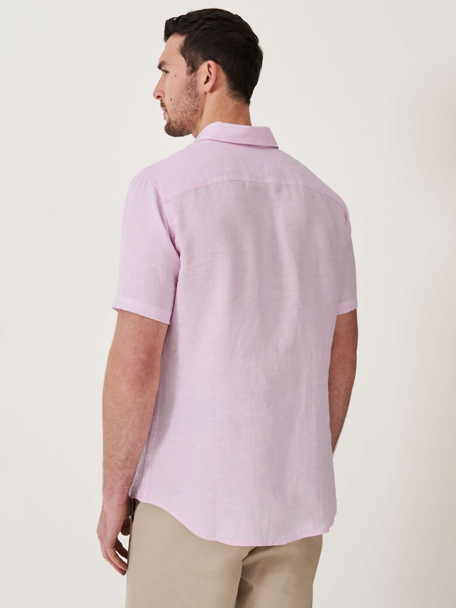Buy Crew Clothing Linen Short Sleeve Shirt Online at johnlewis.com
