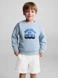 Mango Baby The Sea Sweatshirt, Light Pastel Blue