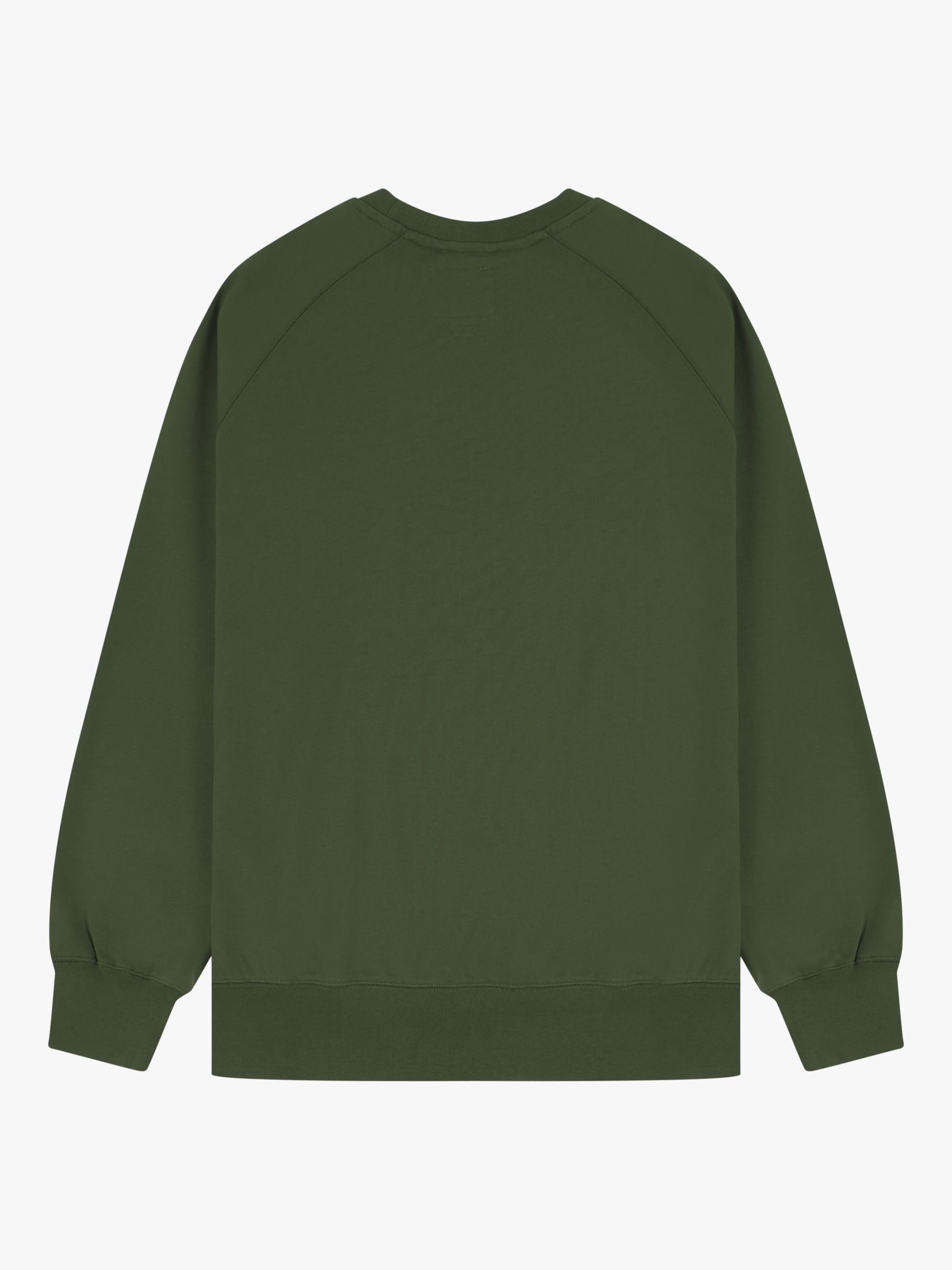 Uskees Organic Cotton Crew Jumper, Green, S