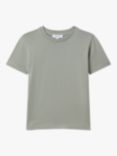 Reiss Kids' Bless Crew Neck T-Shirt, Pistachio