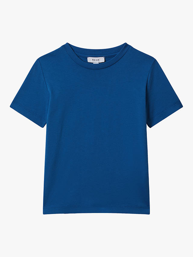 Reiss Kids' Bless Crew Neck T-Shirt, Lapis Blue