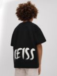 Reiss Kids' Abbott Paintstroke Logo T-Shirt