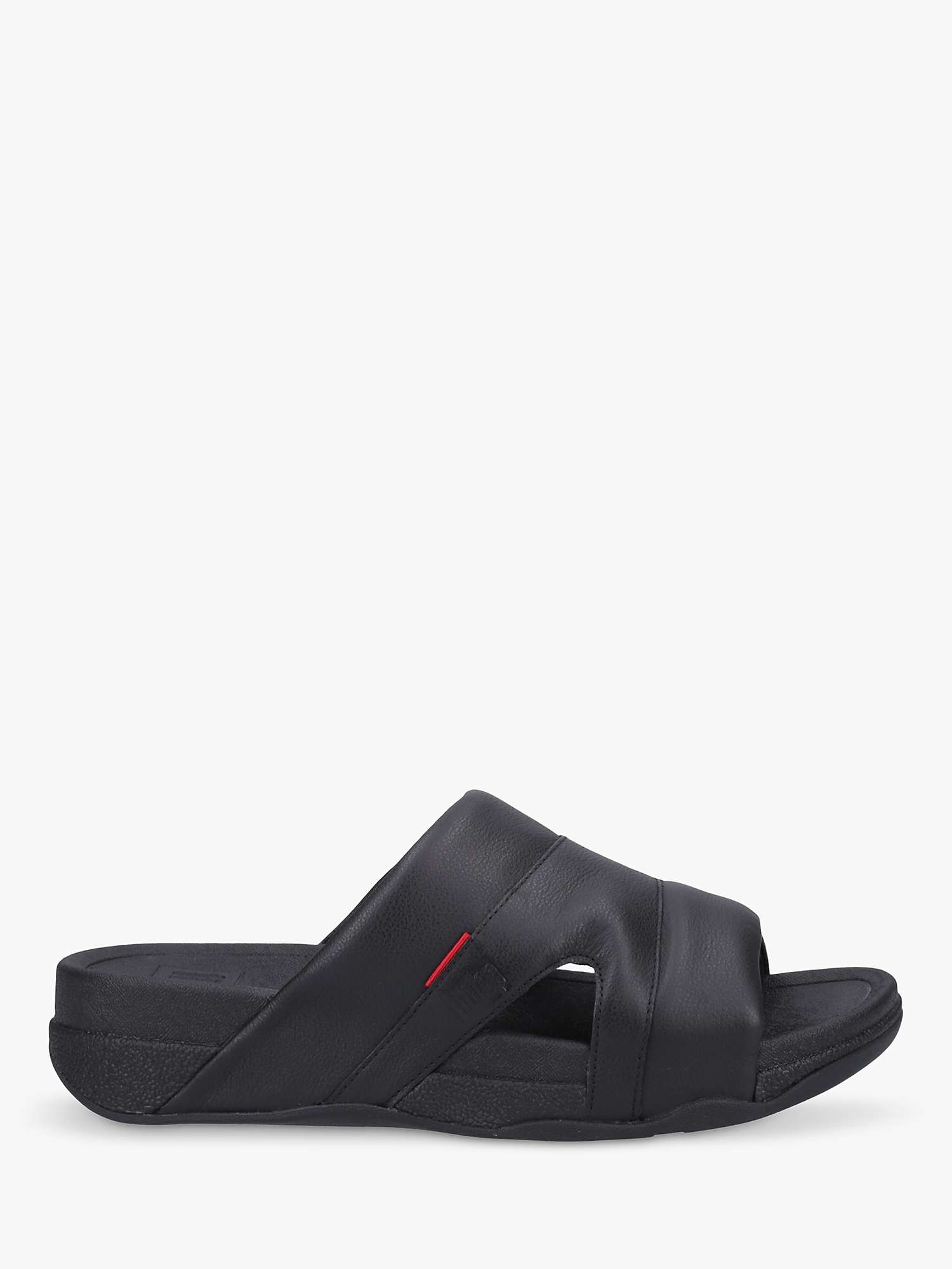 Buy FitFlop Freeway Leather Sliders Online at johnlewis.com
