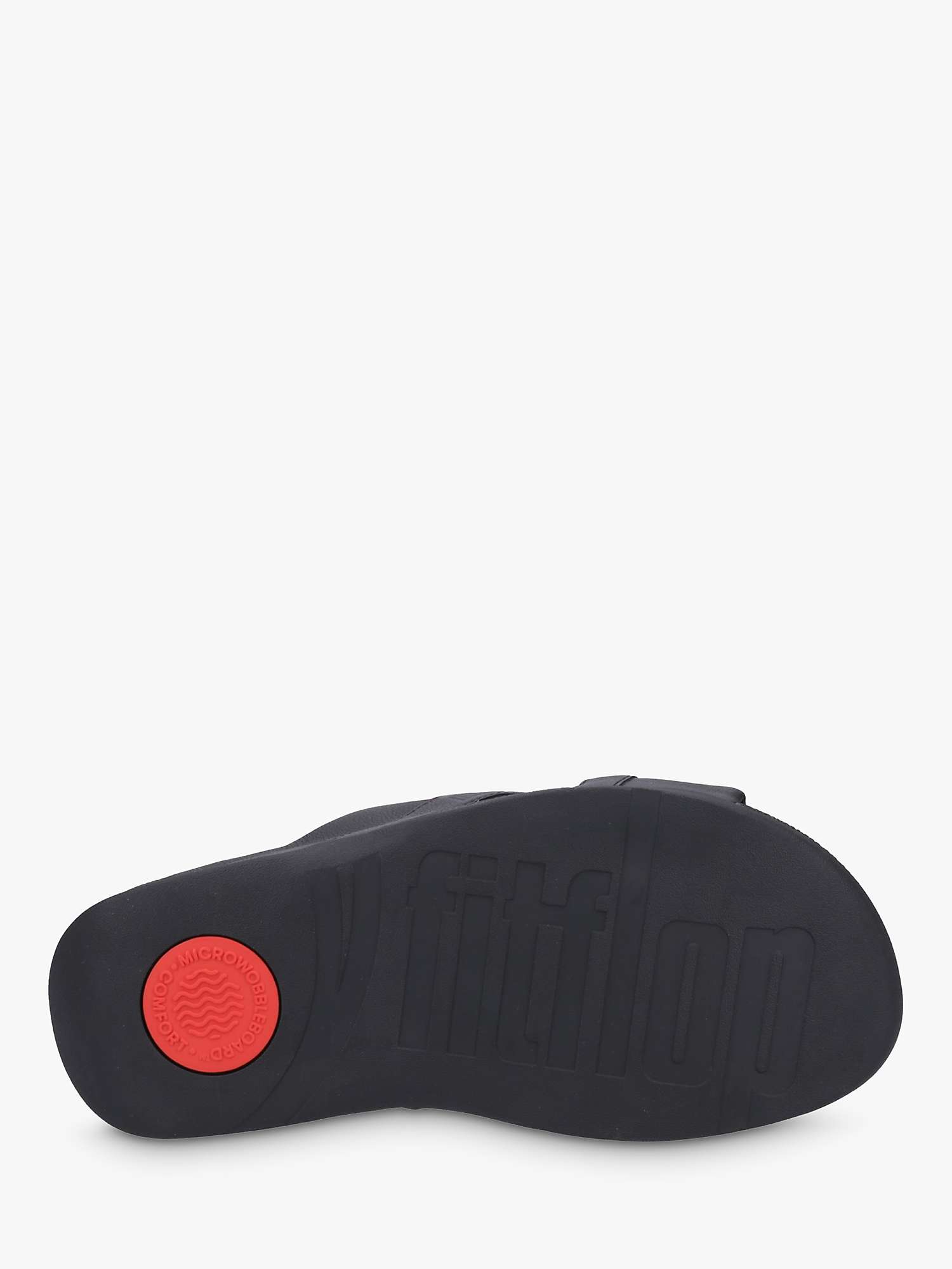 Buy FitFlop Freeway Leather Sliders Online at johnlewis.com