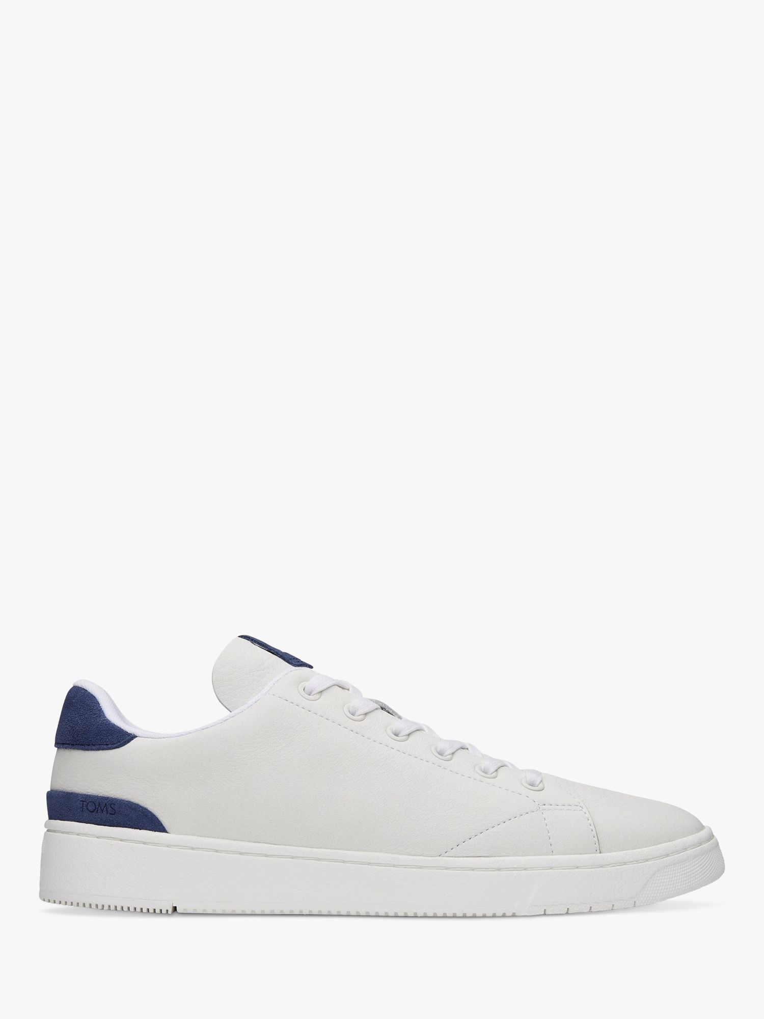 TOMS Travel LITE 2.0 Low Trainers, White at John Lewis & Partners