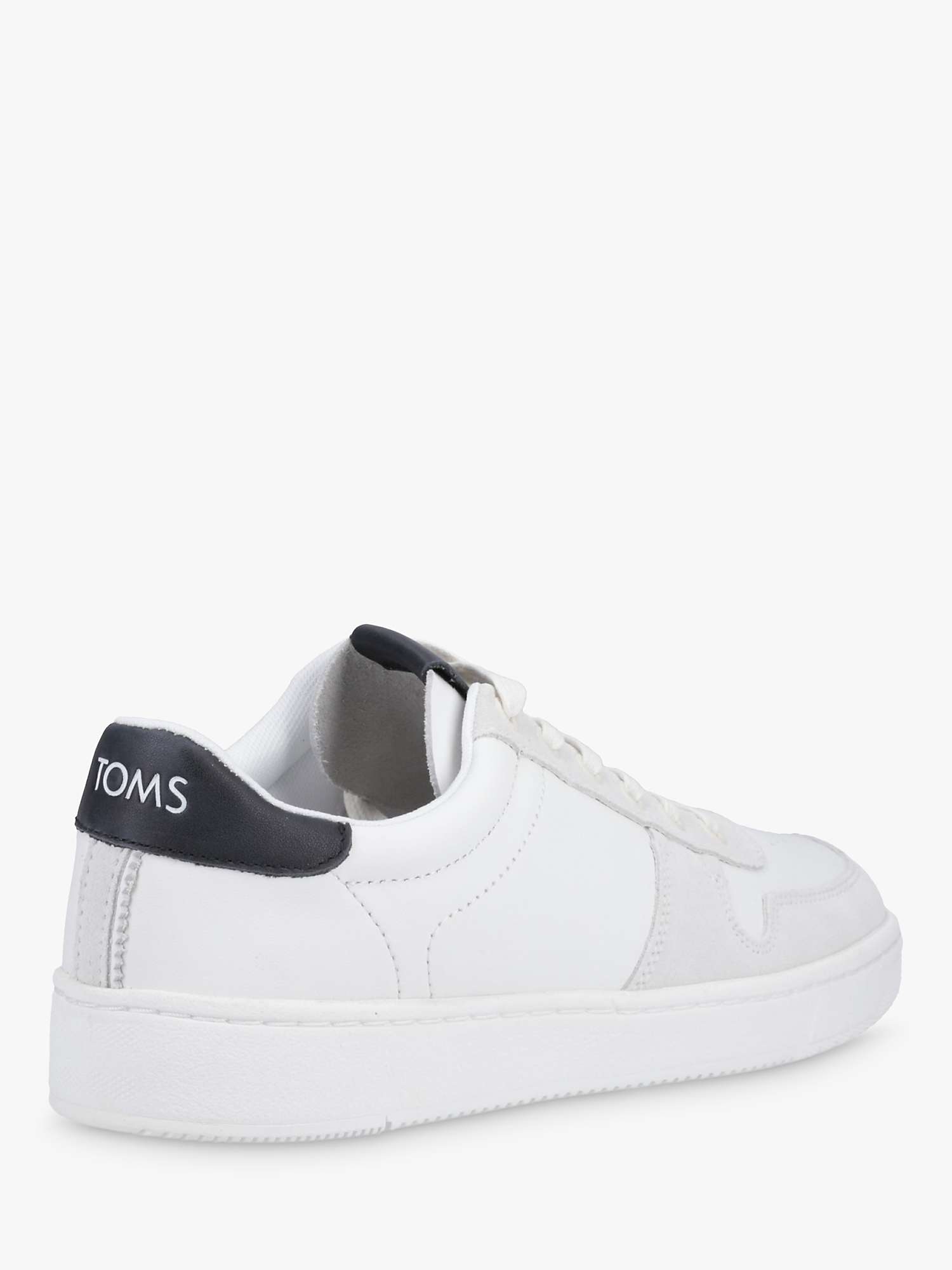 Buy Toms Trvl Lite Court Shoes, White Online at johnlewis.com