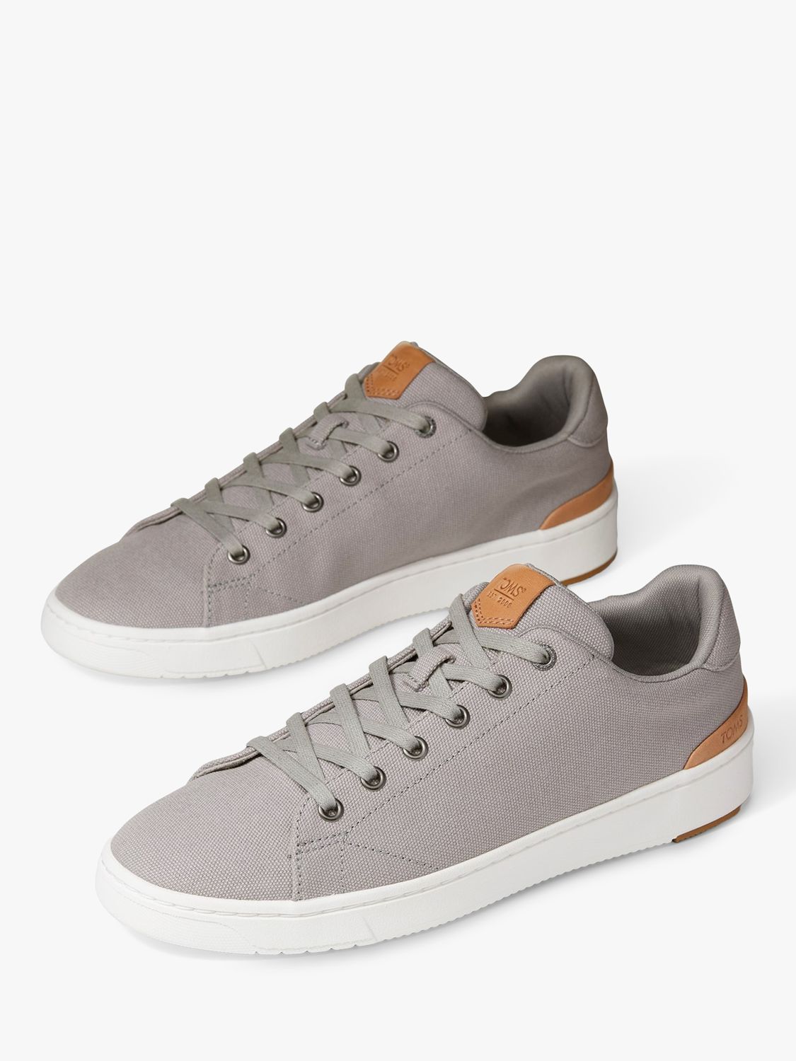 Buy TOMS Travel Lite 2.0 Low Trainers, Grey Online at johnlewis.com
