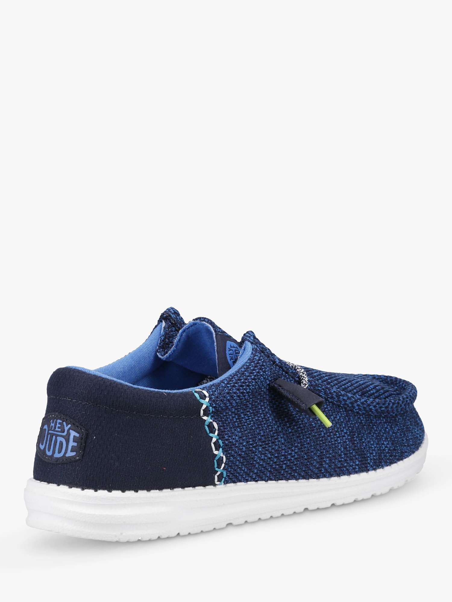 Buy Hey Dude Wally Funk Open Mesh Shoes, Blue Online at johnlewis.com