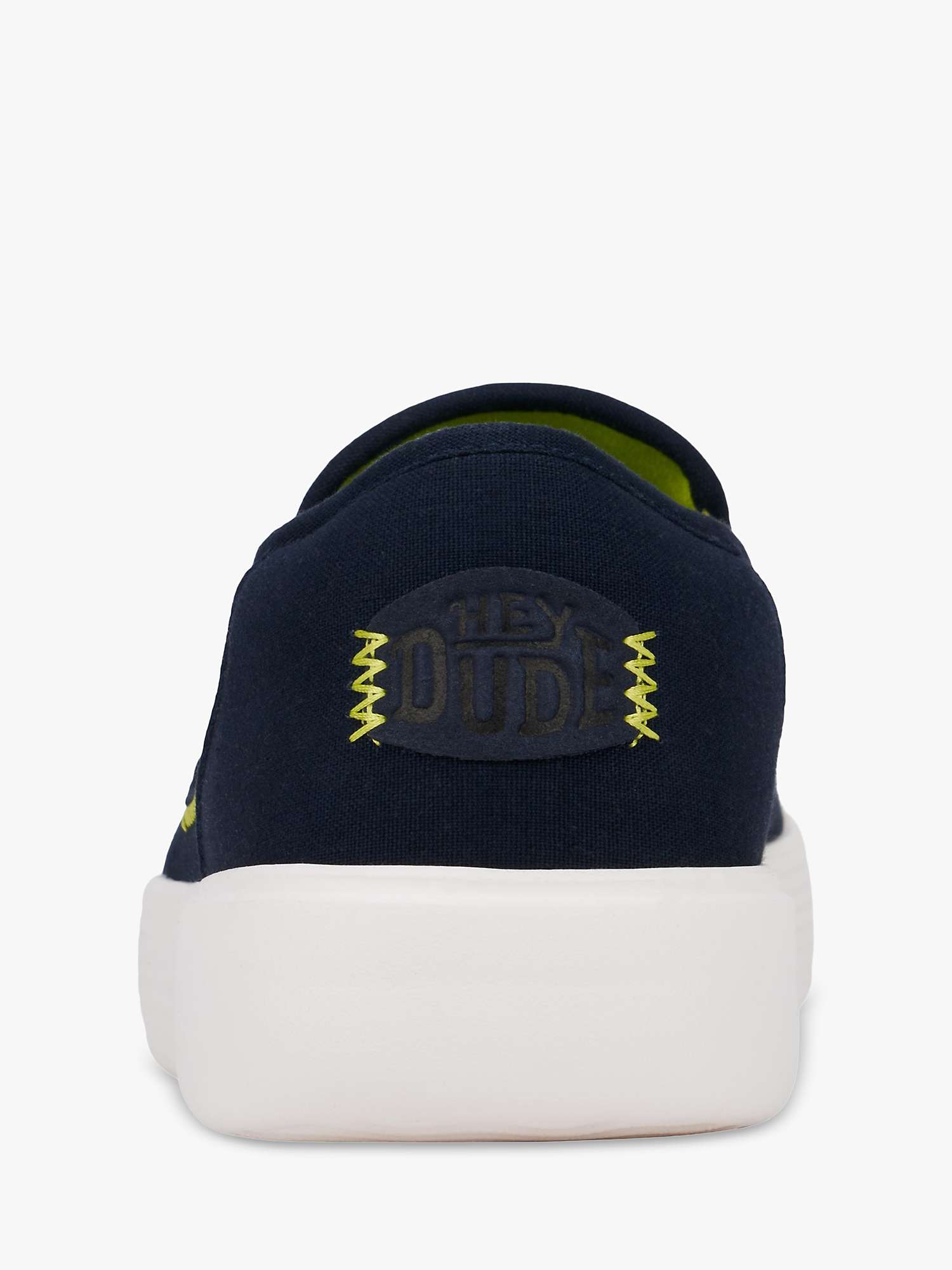 Buy Hey Dude Sunapee Canvas Shoes, Navy Online at johnlewis.com