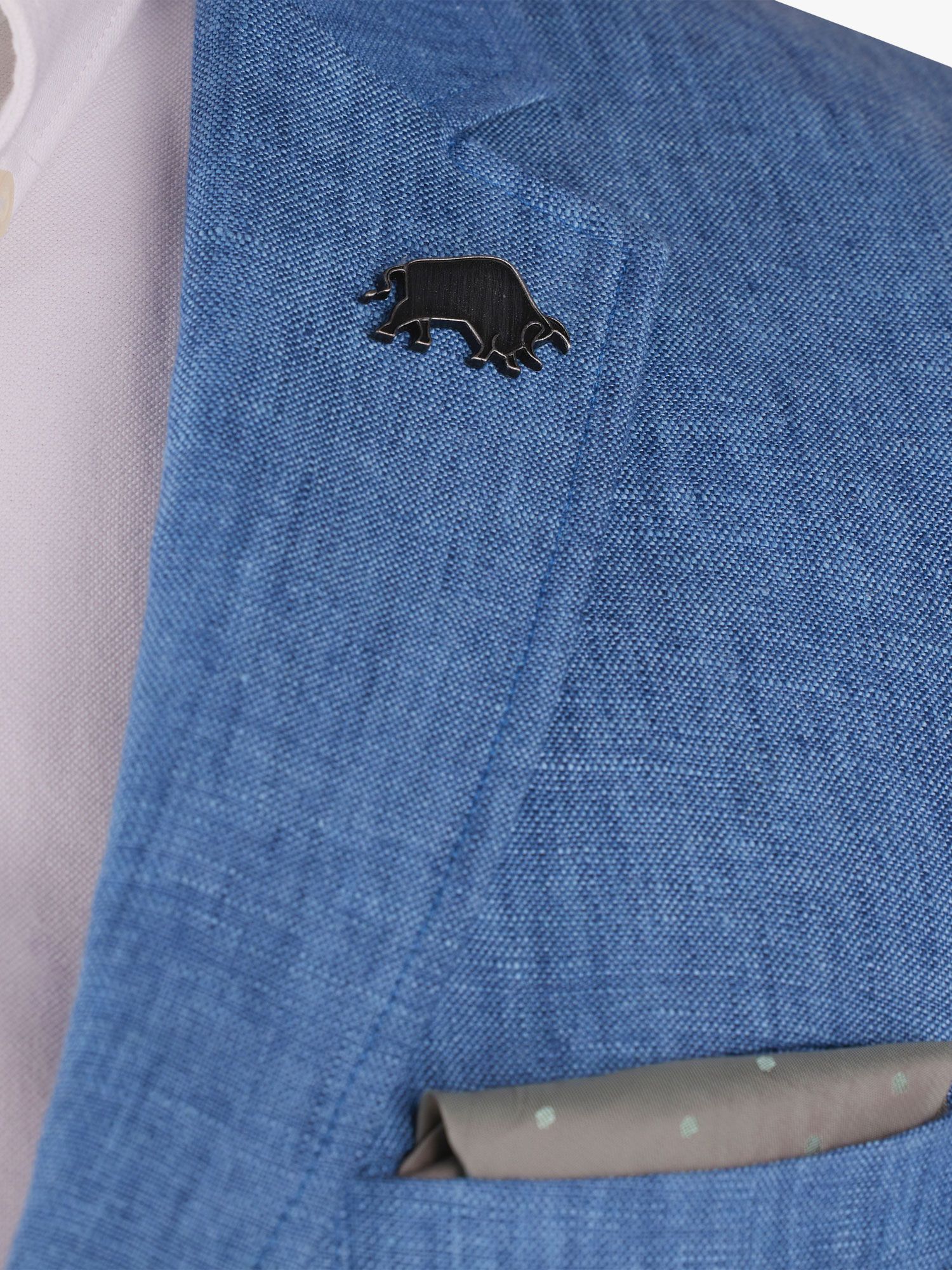 Buy Raging Bull Linen Blazer, Blue Online at johnlewis.com