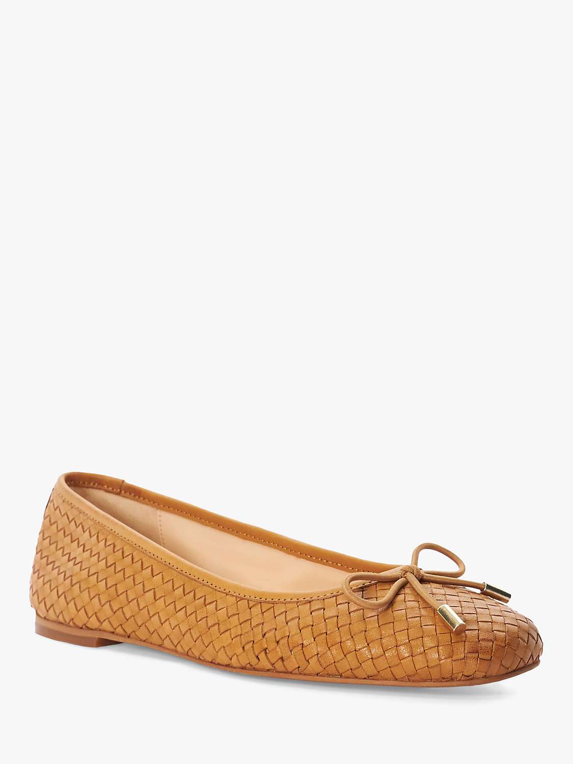 Buy Dune Heights Leather Pumps, Tan Online at johnlewis.com