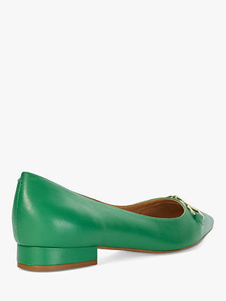 Dune Haydenne Pointed Toe Flats, Green