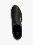 Dune Episodic Slip-On Flatform Trainers, Black-leather