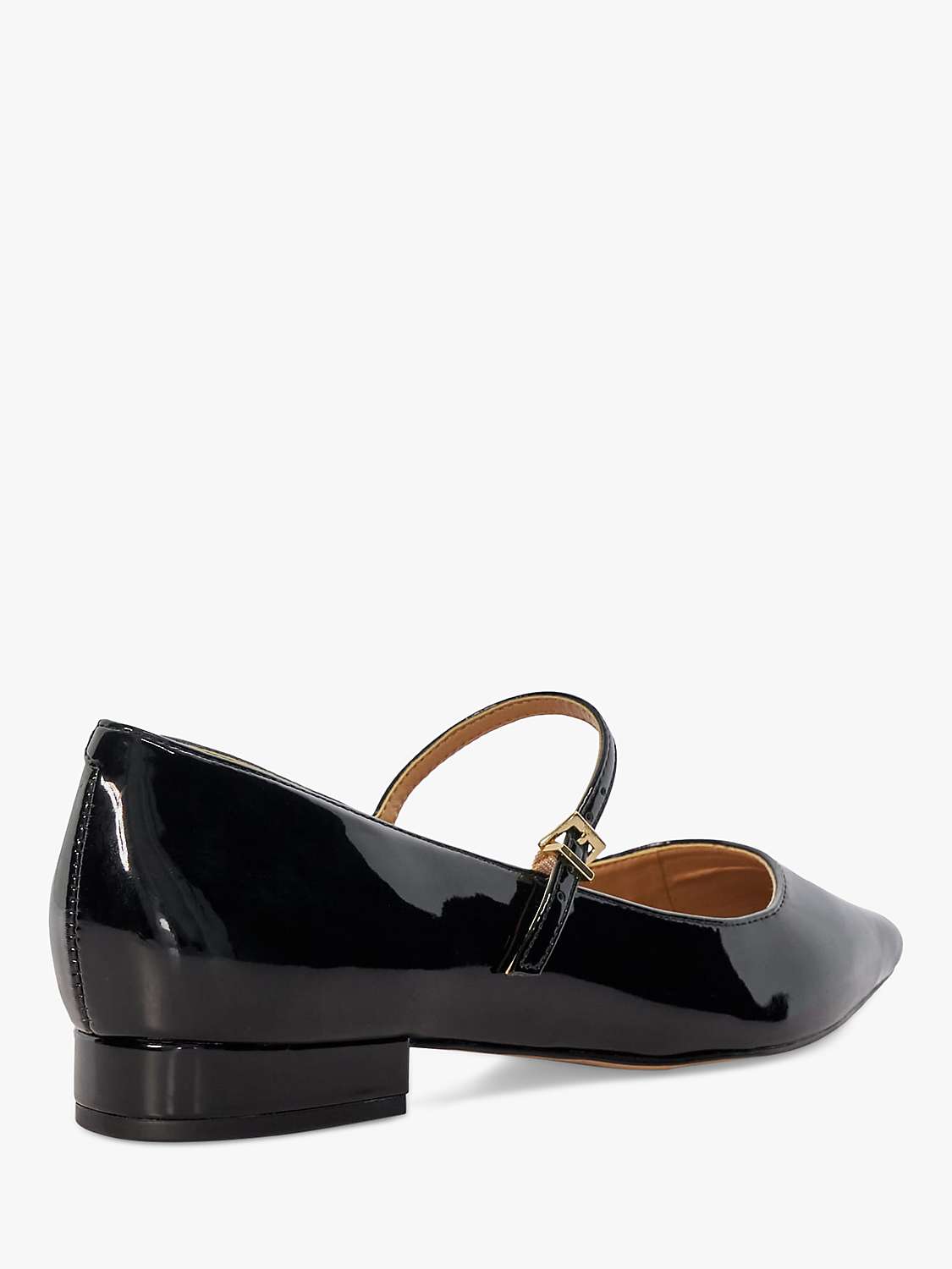 Buy Dune Hastas Pointed Mary Jane Shoes, Black Online at johnlewis.com