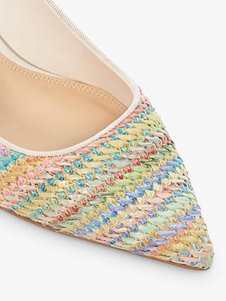 Dune Celima Fabric Mid Heel Court Shoes, Multi