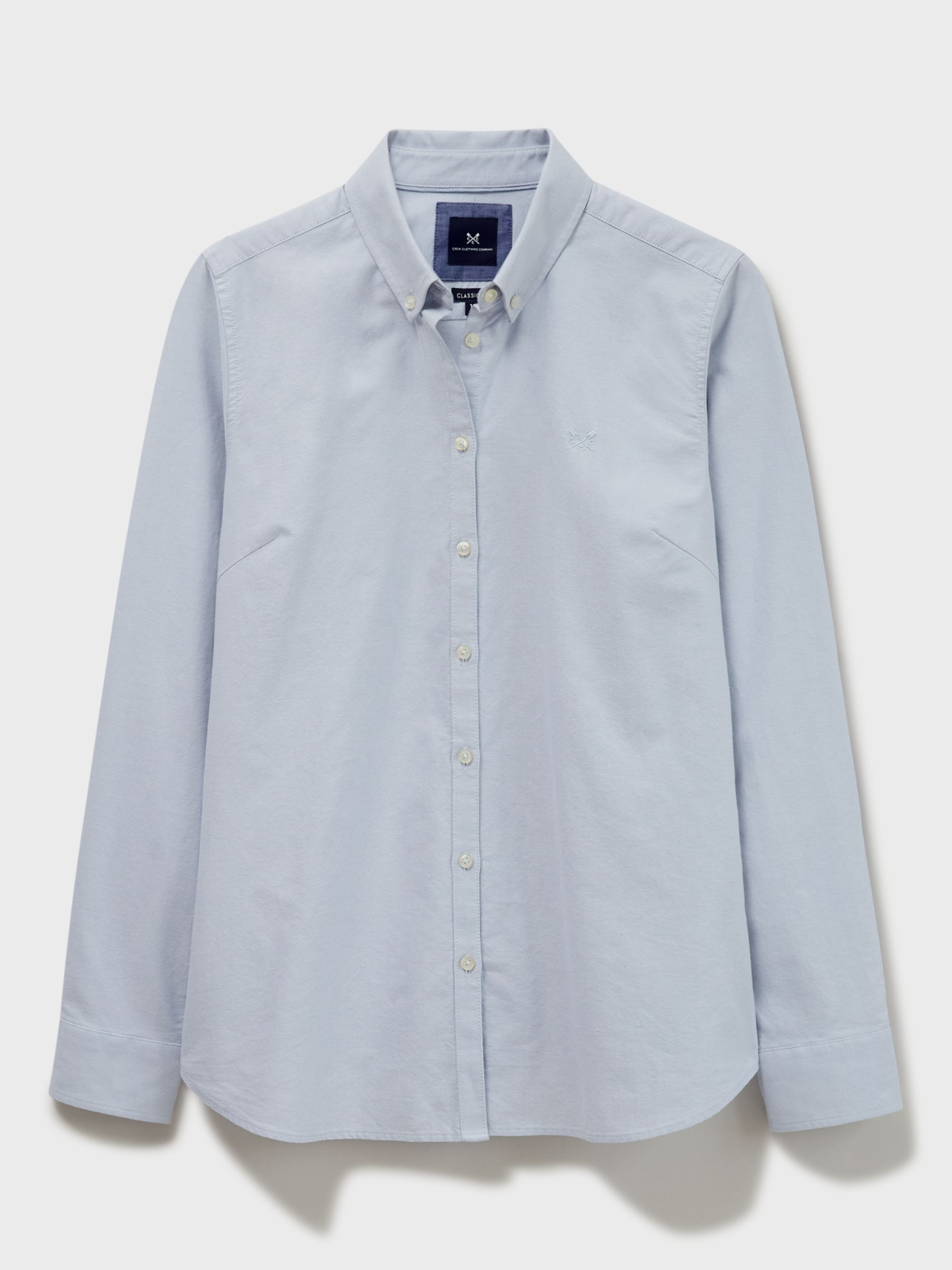 Buy Crew Clothing Bracken Oxford Shirt, Light Blue Online at johnlewis.com