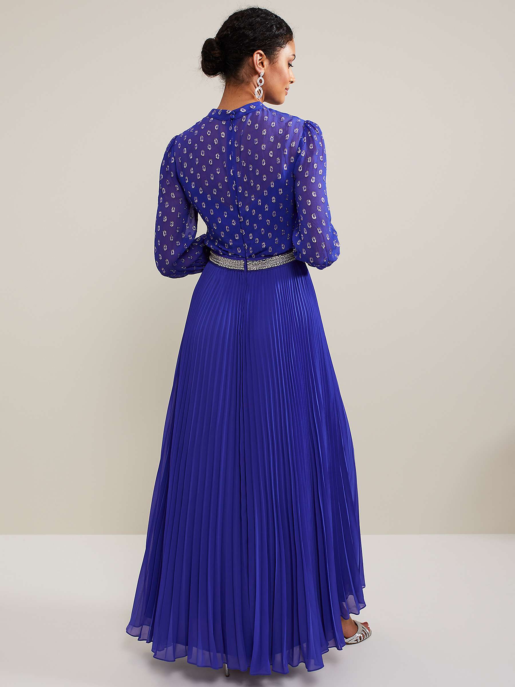 Buy Phase Eight Charley Fil Coupe Maxi Dress, Purple Online at johnlewis.com