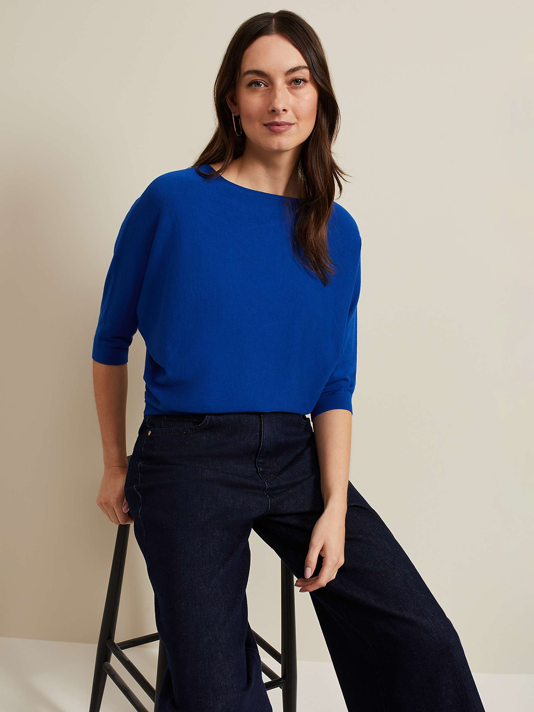 Buy Phase Eight Cristine Fine Knit Batwing Jumper Online at johnlewis.com
