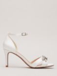 Phase Eight Crystal Embellished Sandals, Ivory