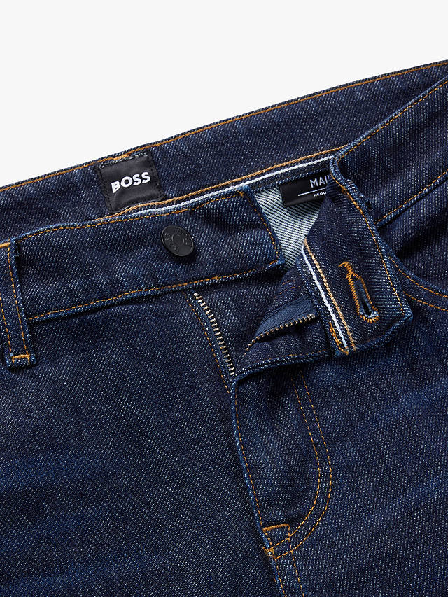 BOSS Maine Regular Fit Jeans, Medium Blue