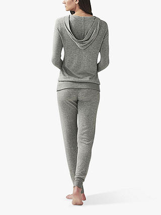 Crew Clothing Slouchy Soft Hoodie, Grey Marl