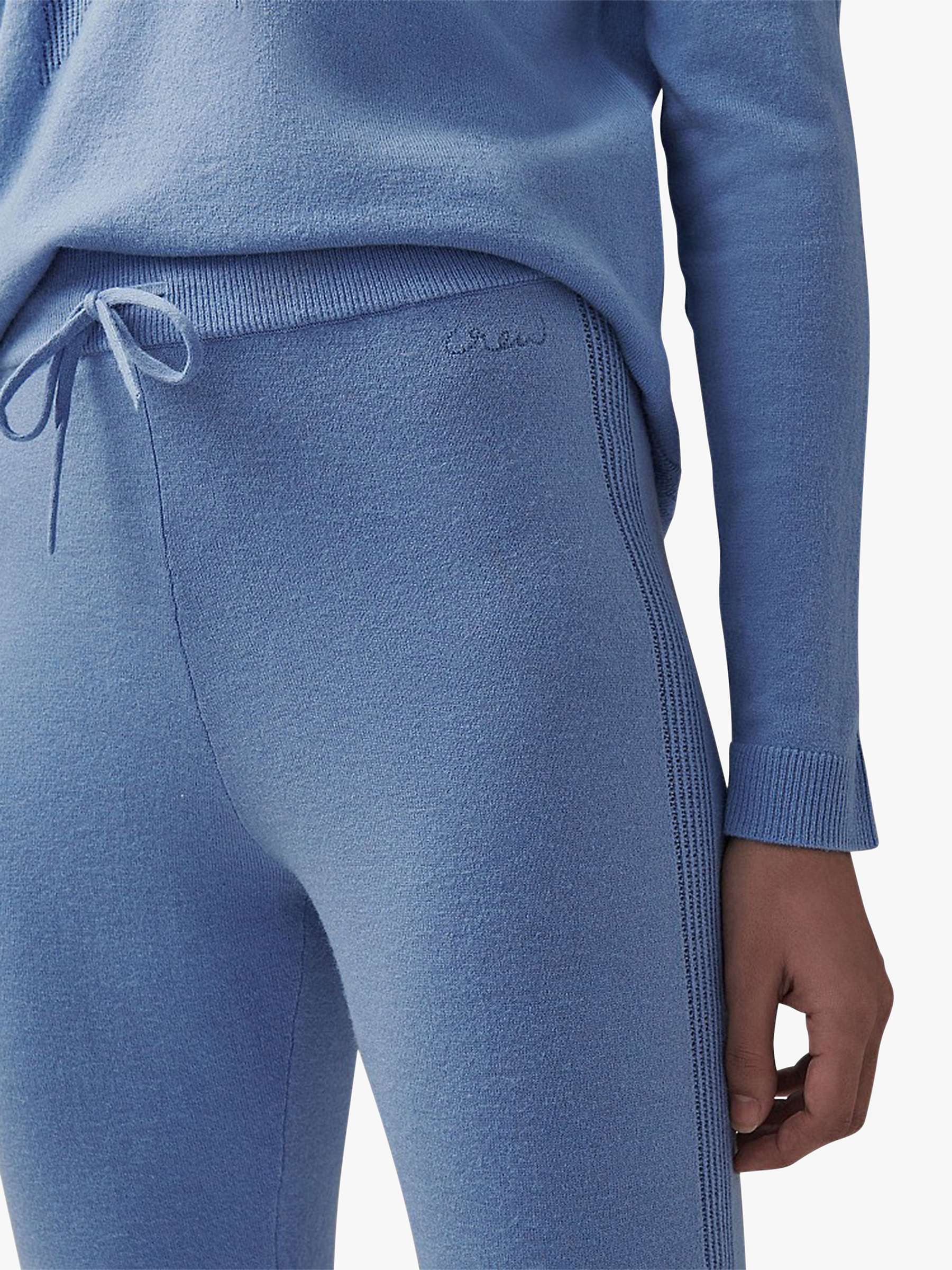Buy Crew Clothing Knitted Pyjama Bottoms, Light Blue Online at johnlewis.com