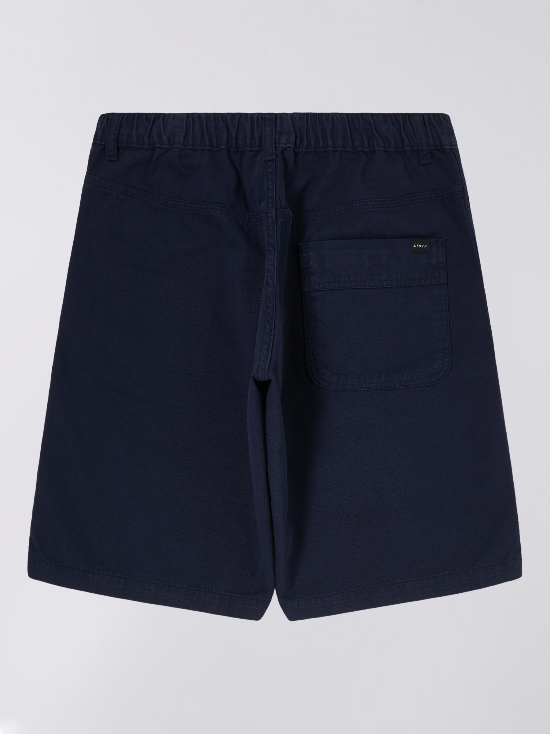 Buy Edwin Gangis Twill Shorts, Navy Online at johnlewis.com