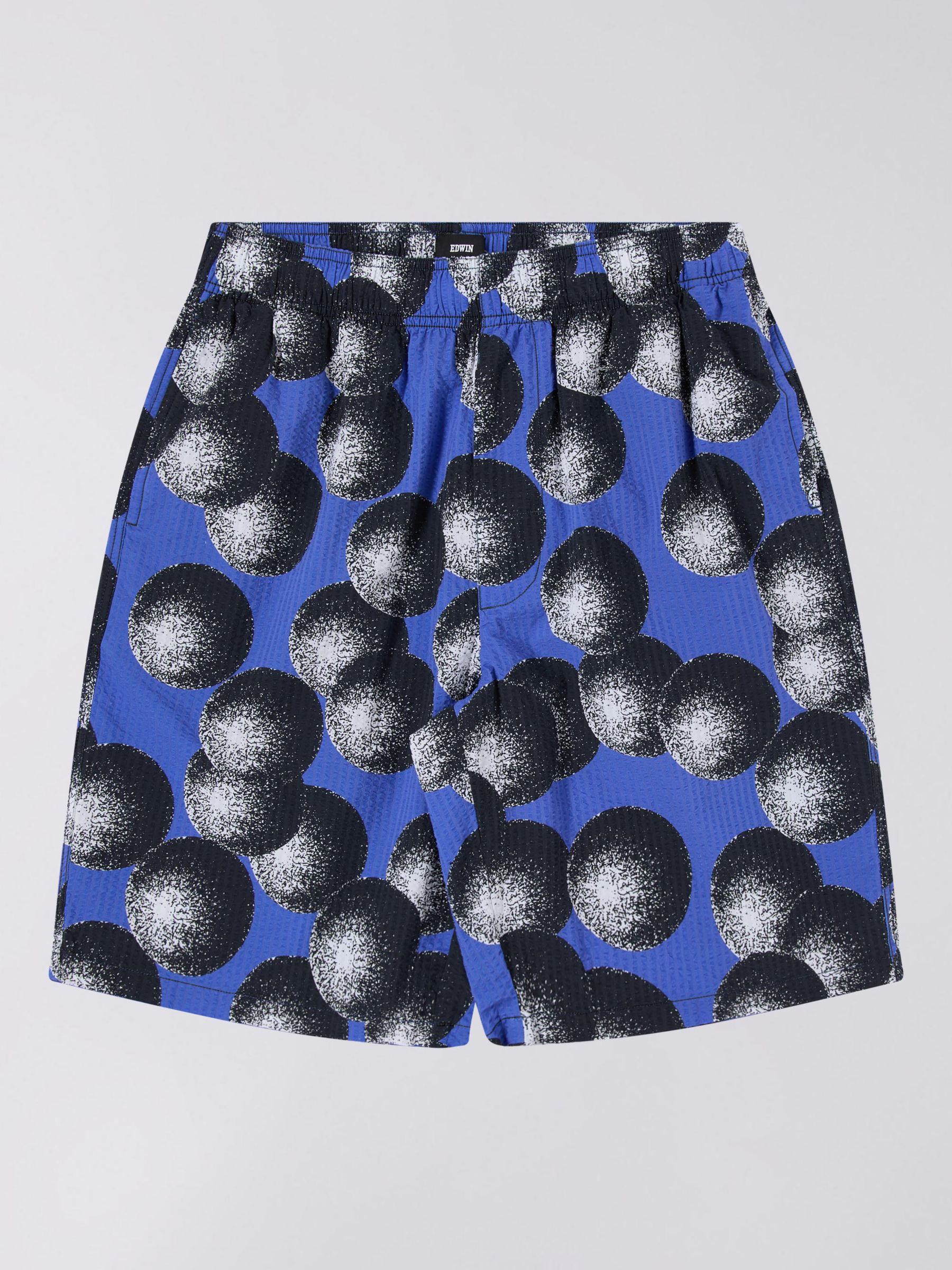 Edwin Seersucker Shorts, Blue/Multi, S