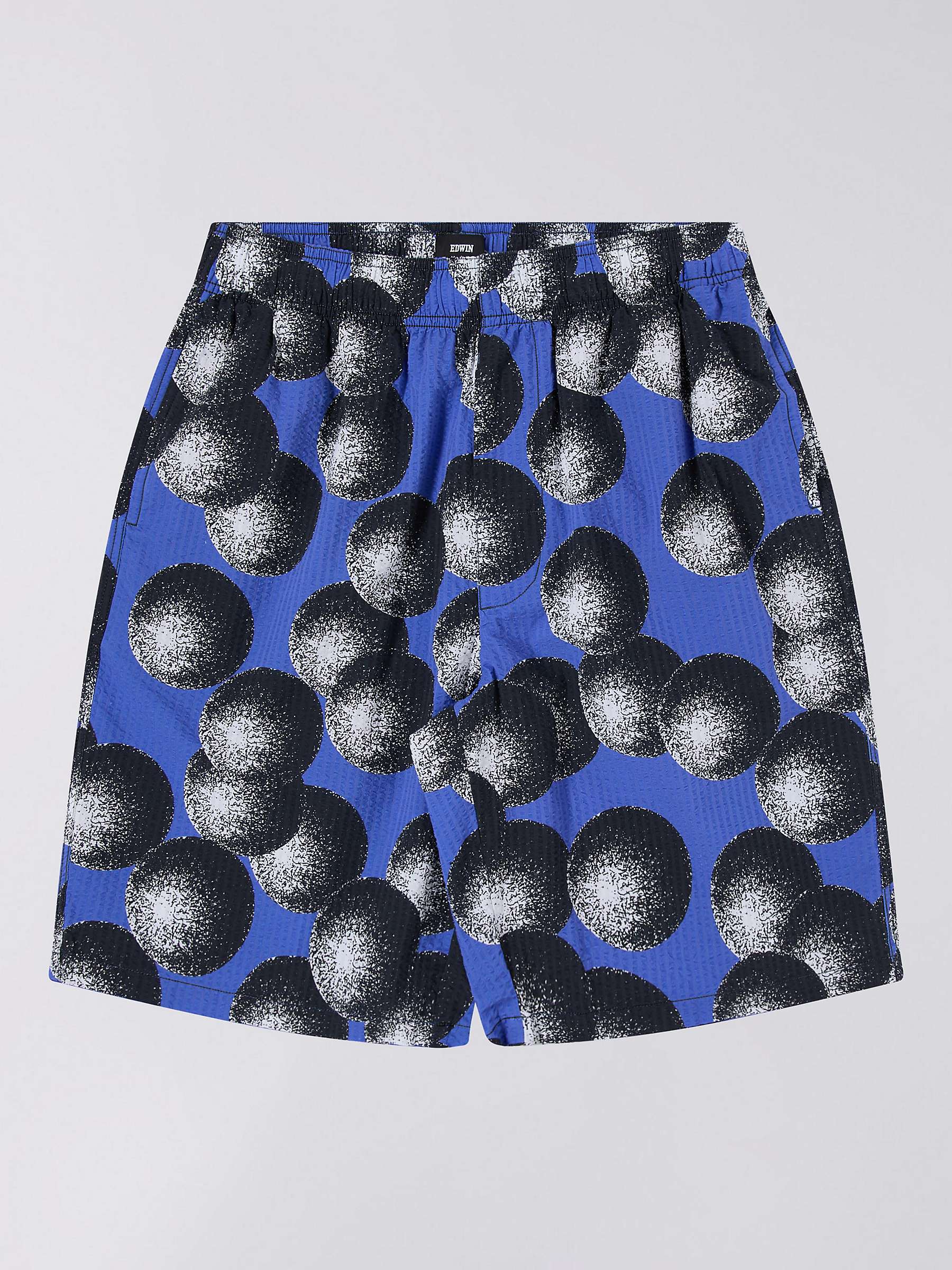 Buy Edwin Seersucker Shorts, Blue/Multi Online at johnlewis.com