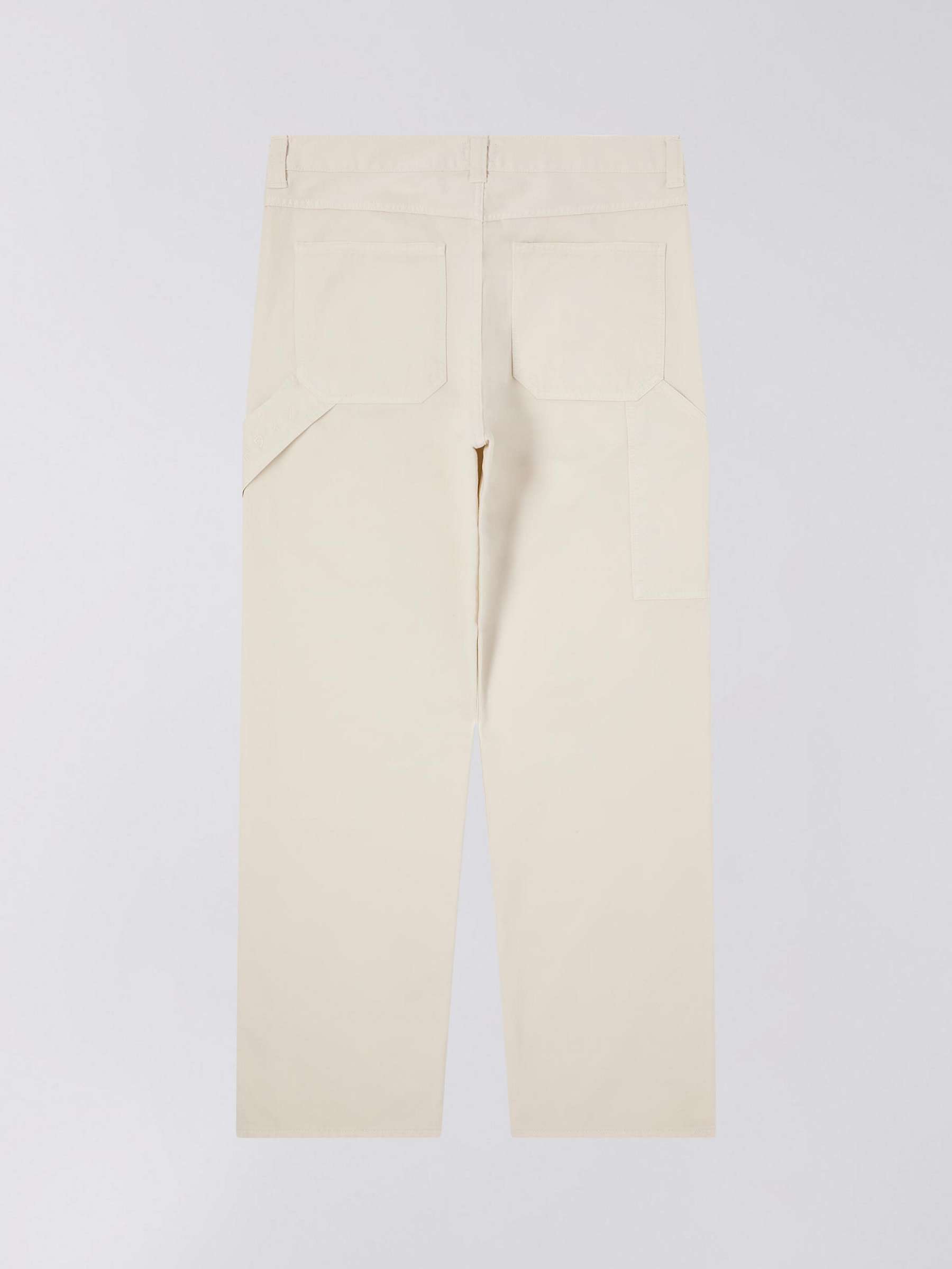 Buy Edwin Delta Work Trousers, White Online at johnlewis.com