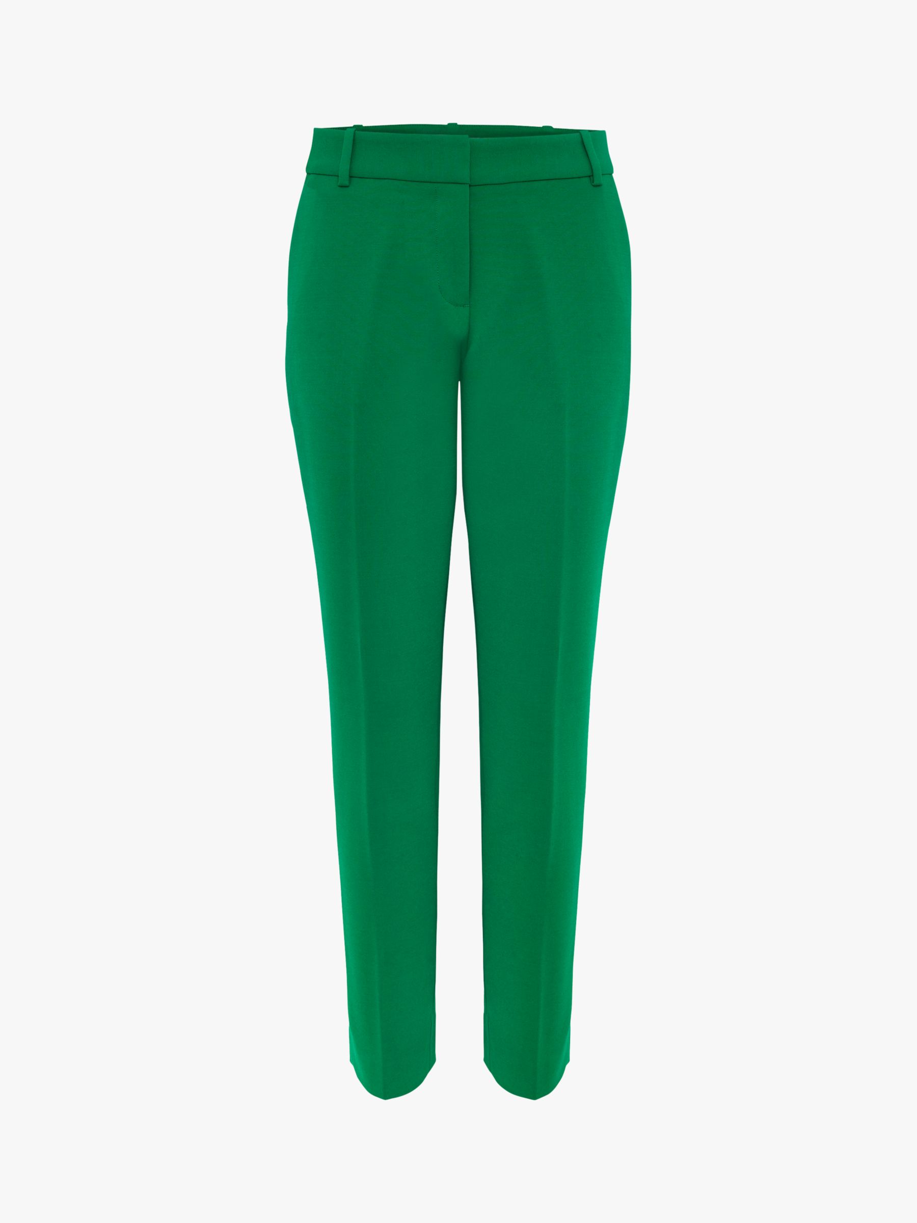 Buy Hobbs Petite Suki Trousers, Malachite Green Online at johnlewis.com