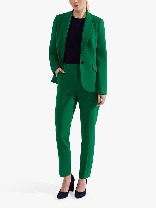 Hobbs Petite Suki Trousers, Malachite Green