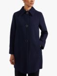 Hobbs Milena Straight Cut Coat, Navy