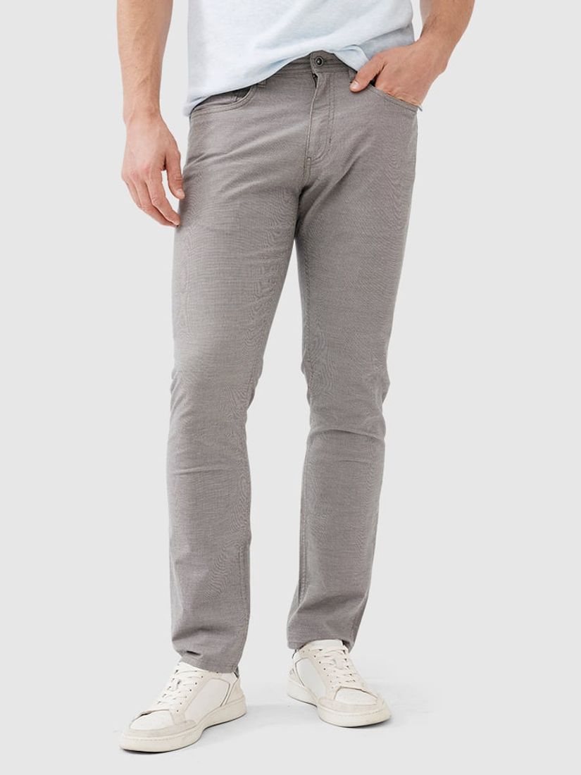 Rodd & Gunn Fabric Straight Fit Long Leg Jeans, Latte, 44L