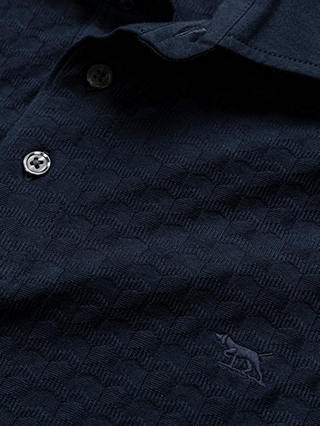 Rodd & Gunn Huntsbury Textured Polo Shirt, Navy