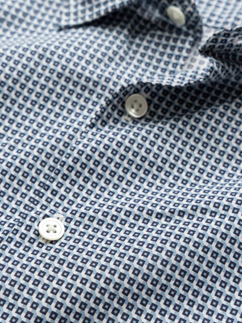 Rodd & Gunn Tinline River Cotton Slim Fit Long Sleeve Shirt, Chambray, XXXL